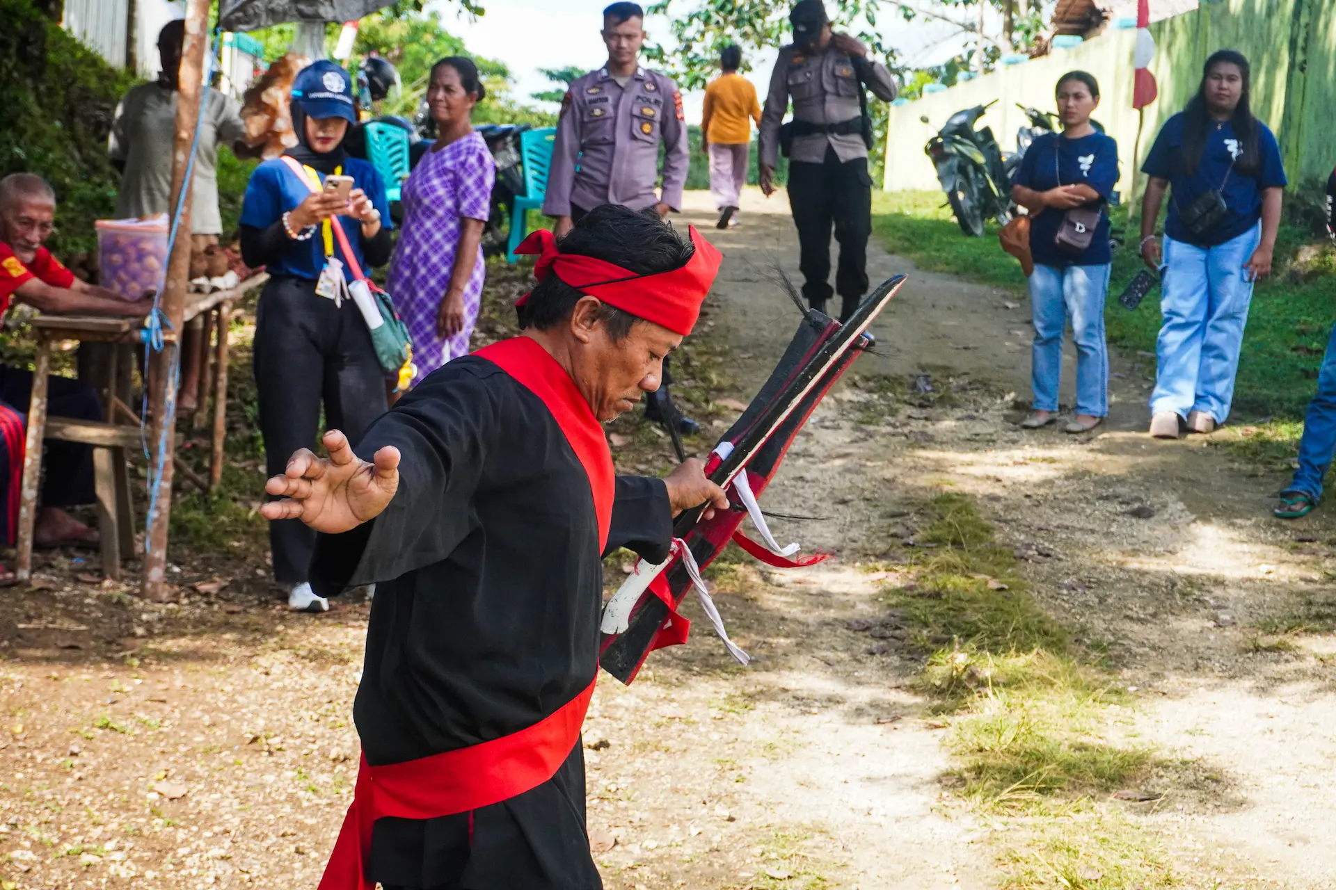 Pemandangan alam dan keindahan wisata Tari Balatindak di Desa Buko, Kabupaten Banggai Kepulauan